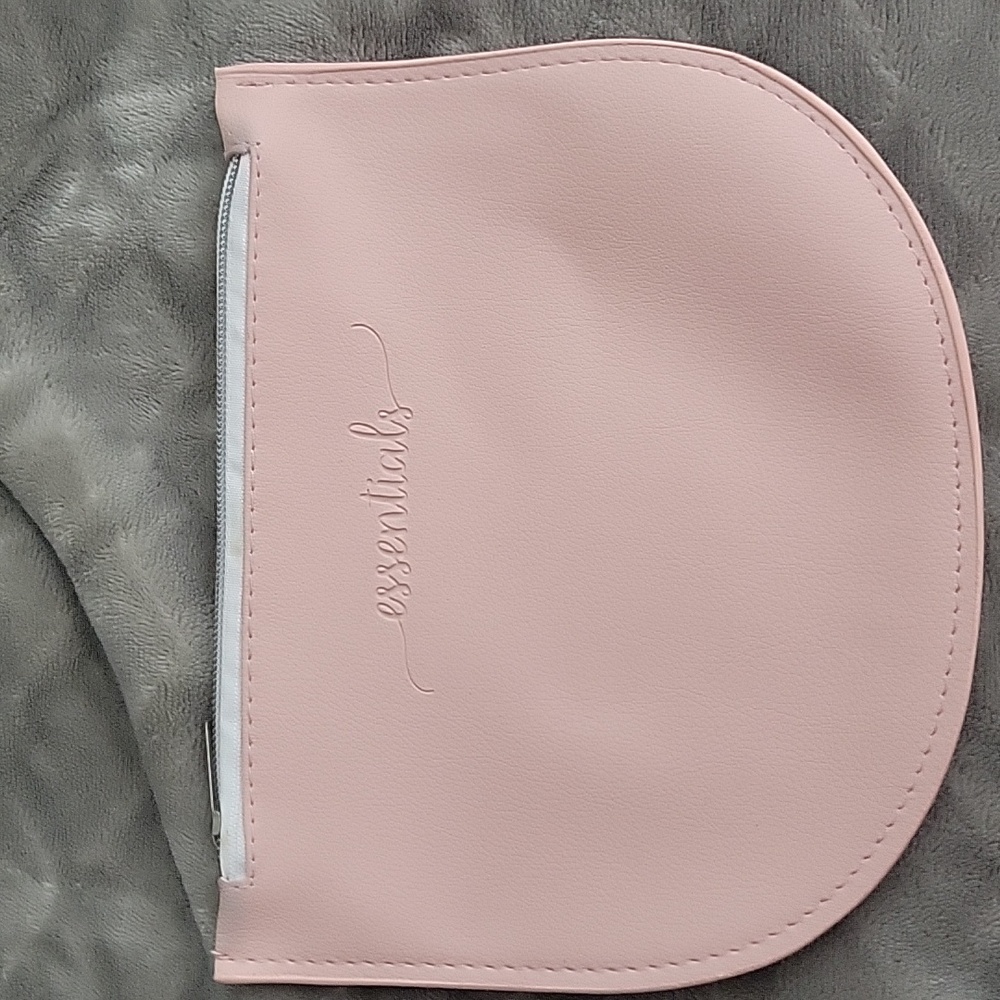 Faux leather pouch